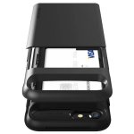 Verus Damda Glide Case - висок клас хибриден удароустойчив кейс с място за кр. карти за iPhone 8, iPhone 7 (тъмносив) 3
