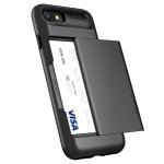 Verus Damda Glide Case - висок клас хибриден удароустойчив кейс с място за кр. карти за iPhone 8, iPhone 7 (тъмносив) 1