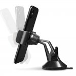 Verus Hybrid Grab Mini - поставка за стъкло и гладки повърхности за iPhone, Samsung и смартфони до 6.3 инча (черен) 3