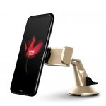 Verus Hybrid Grab Mini - поставка за стъкло и гладки повърхности за iPhone, Samsung и смартфони до 6.3 инча (златист) 1
