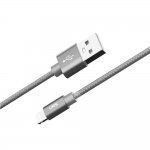 Verus Sync and Charge Lightning - плетен Lightning кабел за iPhone, iPad, iPod (тъмносив) 1