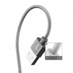Verus Sync and Charge Lightning - плетен Lightning кабел за iPhone, iPad, iPod (сив) 2