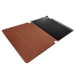 Verus Saffiano K1 - кожен калъф и поставка за iPad, Air 3 (2019), iPad Pro 10.5 (кафяв) 4