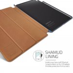 Verus Saffiano K1 - кожен калъф и поставка за iPad, Air 3 (2019), iPad Pro 10.5 (кафяв) 1