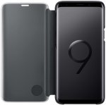 Samsung Clear View Stand Cover EF-ZG960CBEGWW - оригинален кейс с поставка, през който виждате информация от дисплея за Samsung Galaxy S9 (черен) 1