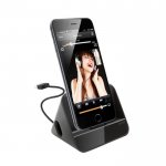 Ozaki OTool Lightning Charge And Sync Amplifier Dock - док станция за iPhone с Lightning (тъмносив) 3
