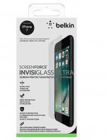Belkin ScreenForce Corning 2 InvisiGlass Ultra Glass - калено стъклено защитно покритие за дисплея на iPhone 8, iPhone 7, iPhone 6/6S (прозрачен) 4