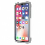 Griffin Survivor Fit - хибриден удароустойчив кейс за iPhone XS, iPhone X (бял-сив) 1