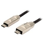 4smarts 6in1 ComboCord Cable - качествен многофункционален кабел за microUSB, Lightning и USB-C стандарти (черен) 2