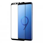 Eiger 3D Glass Case Friendly Curved Tempered Glass - калено стъклено защитно покритие с извити ръбове за целия дисплея на Samsung Galaxy S9 (черен-прозрачен) 2
