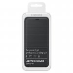 Samsung LED View Cover EF-NG960PBEGWW - оригинален кожен калъф през който виждате информация от дисплея за Samsung Galaxy S9 (черен) 4