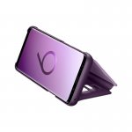 Samsung Clear View Stand Cover EF-ZG960CVEGWW - оригинален кейс с поставка, през който виждате информация от дисплея за Samsung Galaxy S9 (виолетов) 2