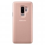 Samsung Clear View Stand Cover EF-ZG965CFEGWW - оригинален кейс с поставка, през който виждате информация от дисплея за Samsung Galaxy S9 Plus (златист) 1