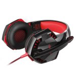 TeckNet GH928 7.1 Channel Surround Sound Gaming Headset - геймърски слушалки с микрофон и управление на звука (черен-червен) 1