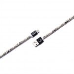 PlusUs LifeStar Handcrafted Lightning Cable - ръчно изработен сертифициран Lightning кабел за iPhone, iPad и iPod (25см.) (черен-бял) 3