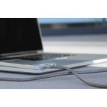 PlusUs LifeStar Handcrafted Lightning Cable - ръчно изработен сертифициран Lightning кабел за iPhone, iPad и iPod (1м.) (сребрист) 2