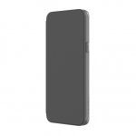 Incipio NGP Folio Case - удароустойчив хоризонтален кожен калъф, тип портфейл за Samsung Galaxy S9 (сив-прозрачен) 3