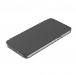 Incipio NGP Folio Case - удароустойчив хоризонтален кожен калъф, тип портфейл за Samsung Galaxy S9 Plus (сив-прозрачен) 4