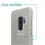 Skech Matrix Case Snow Sparkle - удароустойчив TPU калъф за Samsung Galaxy S9 Plus (сребрист-прозрачен) 4