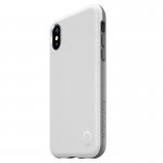 Patchworks Level ITG Case - хибриден удароустойчив TPU калъф за iPhone XS, iPhone X (бял) 1