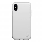 Patchworks Level ITG Case - хибриден удароустойчив TPU калъф за iPhone XS, iPhone X (бял) 2