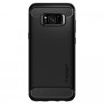 Spigen Rugged Armor Case - термополиуретанов кейс с най-висока степен на защита за Samsung Galaxy S8 Plus (черен) 2