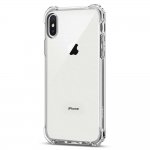 Spigen Rugged Crystal - термополиуретанов кейс с най-висока степен на защита за iPhone XS, iPhone X (прозрачен) 3