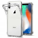 Spigen Rugged Crystal - термополиуретанов кейс с най-висока степен на защита за iPhone XS, iPhone X (прозрачен) 2
