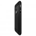 Spigen Rugged Armor Case - термополиуретанов кейс с най-висока степен на защита за iPhone XS, iPhone X (черен-мат) 3