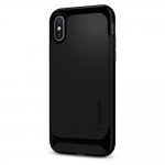 Spigen Neo Hybrid Case - хибриден кейс с висока степен на защита за iPhone XS, iPhone X (черен-гланц)  3