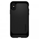 Spigen Neo Hybrid Case - хибриден кейс с висока степен на защита за iPhone XS, iPhone X (черен-гланц)  4