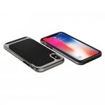 Spigen Neo Hybrid Case - хибриден кейс с висока степен на защита за iPhone XS, iPhone X (черен-мат)  3