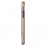 Spigen Neo Hybrid Case - хибриден кейс с висока степен на защита за iPhone XS, iPhone X (тъмночервен-златист) 5