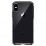 Spigen Neo Hybrid Case Crystal - хибриден кейс с висока степен на защита за iPhone XS, iPhone X (прозрачен-сив) 2