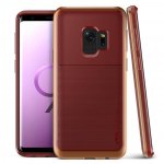 Verus High Pro Shield Case - висок клас хибриден удароустойчив кейс за Samsung Galaxy S9 (червен) 1