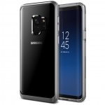 Verus Crystal Bumper Case - хибриден удароустойчив кейс за Samsung Galaxy S9 (тъмносив-прозрачен) 1