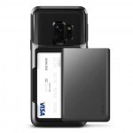 Verus Damda Glide Case - висок клас хибриден удароустойчив кейс с място за кр. карти за Samsung Galaxy S9 (черен) 1