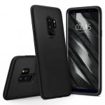 Spigen Liquid Crystal Case - тънък качествен термополиуретанов кейс за Samsung Galaxy S9 Plus (черен-мат)  1