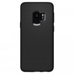 Spigen Liquid Air Case - тънък качествен термополиуретанов кейс за Samsung Galaxy S9 (черен-мат)  4