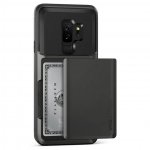 Verus Damda Glide Case - висок клас хибриден удароустойчив кейс с място за кр. карти за Samsung Galaxy S9 Plus (черен) 1