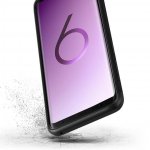 Verus Damda Glide Case - висок клас хибриден удароустойчив кейс с място за кр. карти за Samsung Galaxy S9 Plus (черен) 5