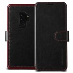 Verus Dandy Layered Case - кожен калъф, тип портфейл за Samsung Galaxy S9 Plus (черен) 1