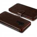 Verus Dandy Layered Case - кожен калъф, тип портфейл за Samsung Galaxy S9 Plus (тъмнокафяв) 3