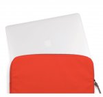 STM Grace Sleeve - дизайнерски неопренов калъф за MacBook Pro 15 и лаптопи до 15 инча (оранжев-бял) 3