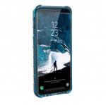 Urban Armor Gear Plyo Case - удароустойчив хибриден кейс за Samsung Galaxy S9 (син-прозрачен) 4