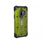Urban Armor Gear Plasma - удароустойчив хибриден кейс за Samsung Galaxy S9 Plus (лайм-прозрачен) 2
