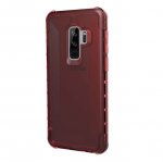 Urban Armor Gear Plyo Case - удароустойчив хибриден кейс за Samsung Galaxy S9 Plus (червен-прозрачен) 1