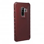 Urban Armor Gear Plyo Case - удароустойчив хибриден кейс за Samsung Galaxy S9 Plus (червен-прозрачен) 2