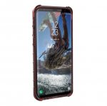 Urban Armor Gear Plyo Case - удароустойчив хибриден кейс за Samsung Galaxy S9 Plus (червен-прозрачен) 4