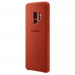 Samsung Alcantara Cover EF-XG960AREGWW - оригинален кейс от алкантара за Samsung Galaxy S9 (червен) 1